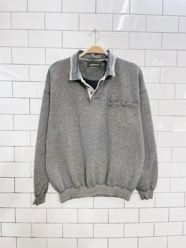 vintage penmans distressed polo sweatshirt sold by Good Market Thrift Store
