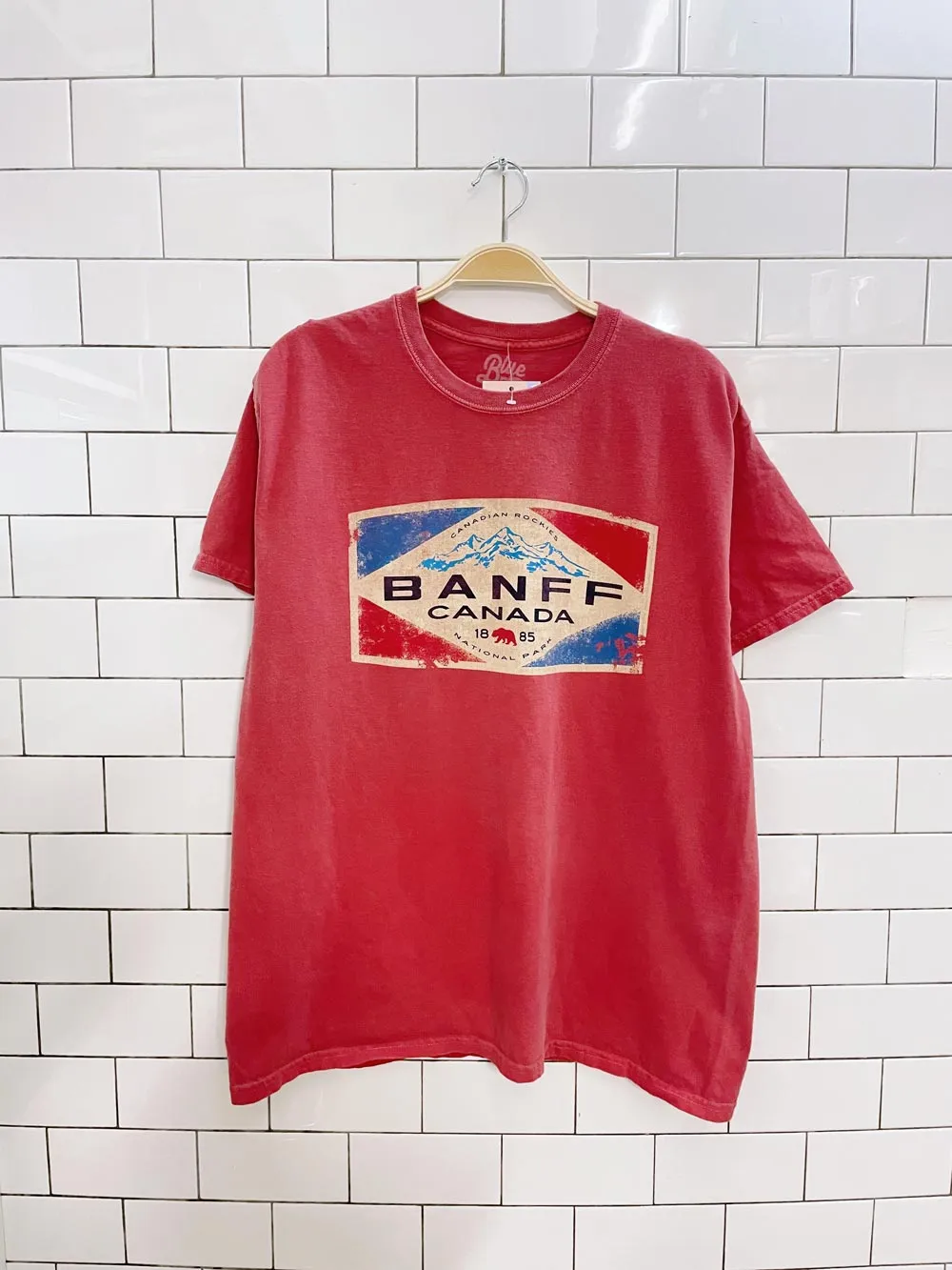 blue 84 banff graphic tee sold by Good Market Thrift Store product image thumbnail 2