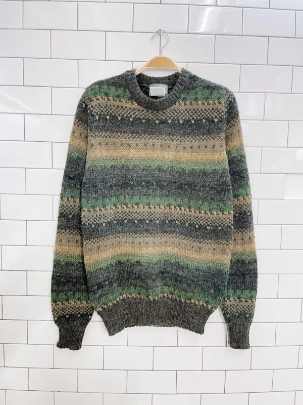 vintage le tigre fuzzy dad sweater sold by Good Market Thrift Store