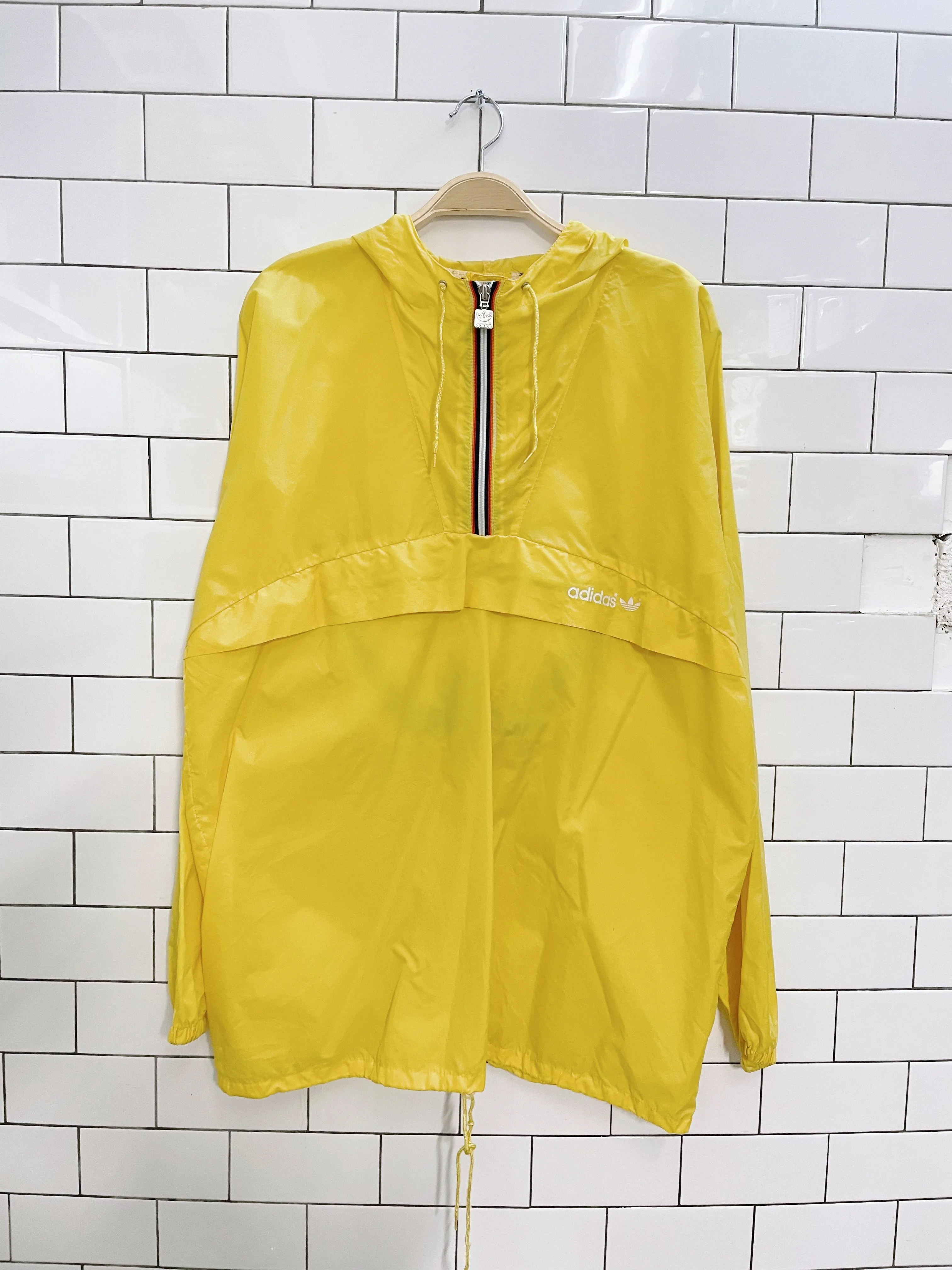 vintage 80s adidas packable fanny pack jacket sold by Good Market Thrift Store product image thumbnail 3