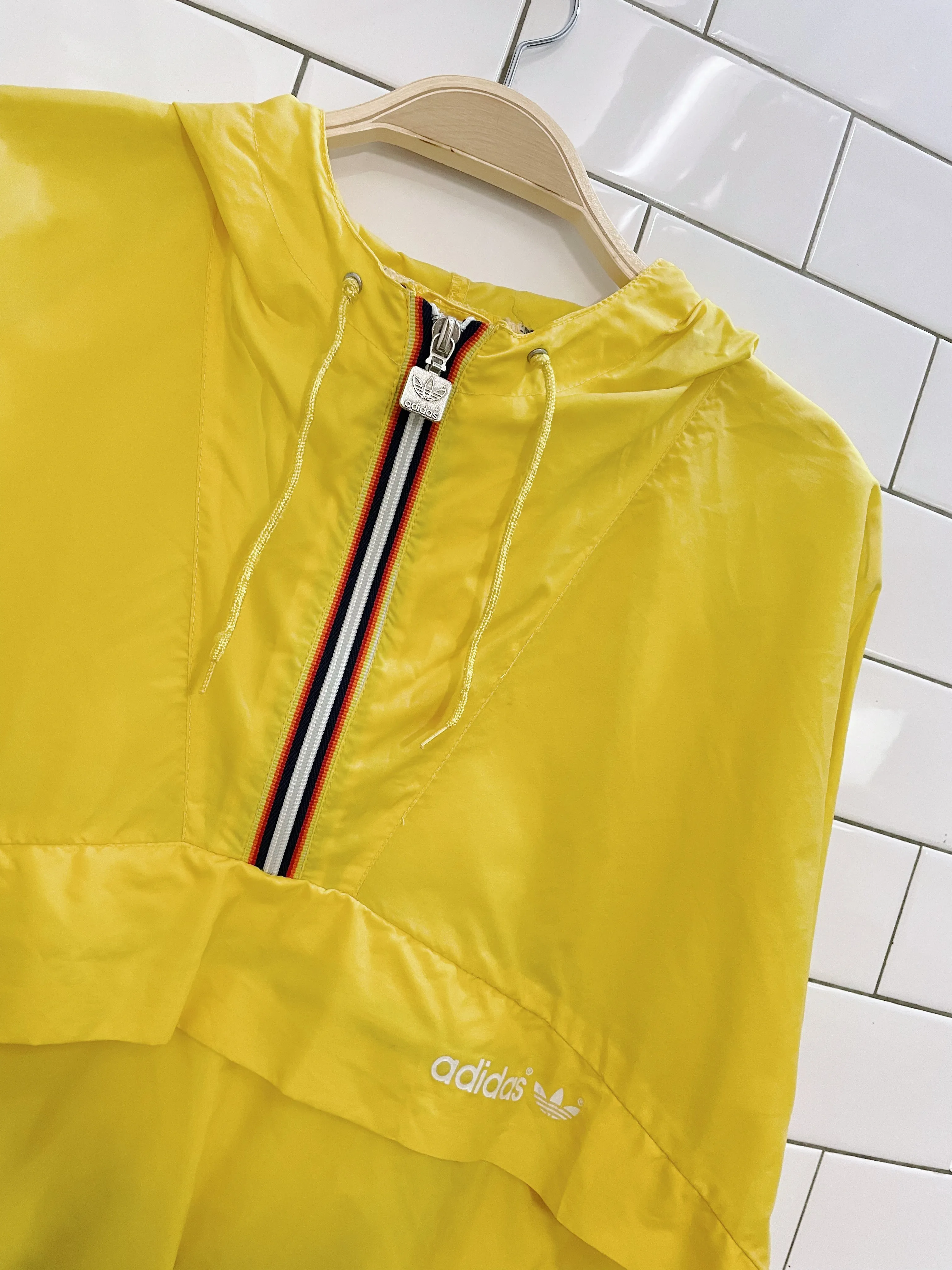 vintage 80s adidas packable fanny pack jacket sold by Good Market Thrift Store