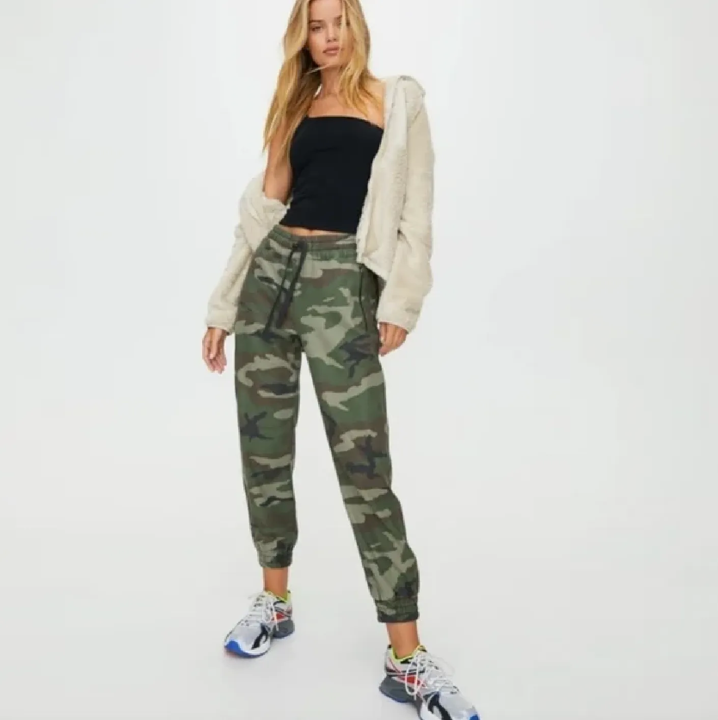 tna camo twill joggers sold by Good Market Thrift Store
