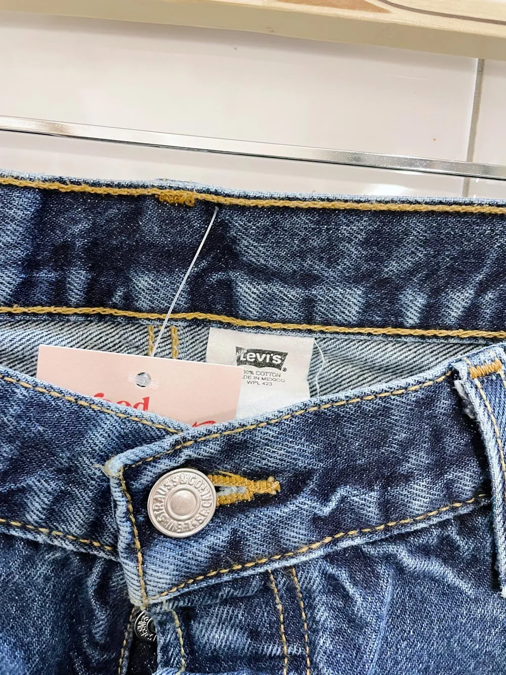 vintage levi's 501 buttonfly jeans sold by Good Market Thrift Store product image thumbnail 2