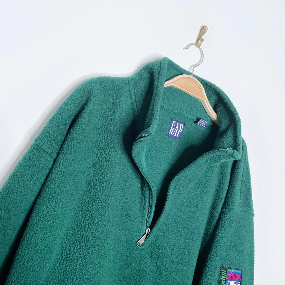 vintage 90s gap alpine downhill ski lt 10019 series fleece sweatshirt sold by Good Market Thrift Store product image thumbnail 4