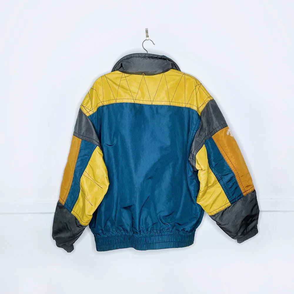 vintage 90s descente colour block ski jacket sold by Good Market Thrift Store product image thumbnail 3
