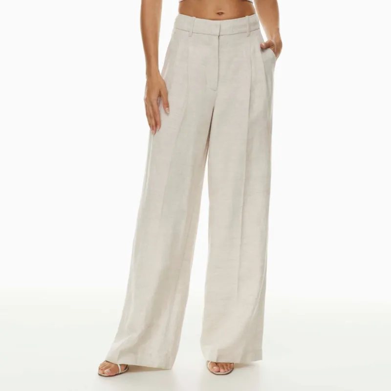 wilfred effortless wool-blend wide leg pant sold by Good Market Thrift Store