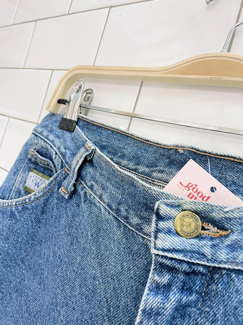 vintage wrangler loose relaxed jeans sold by Good Market Thrift Store