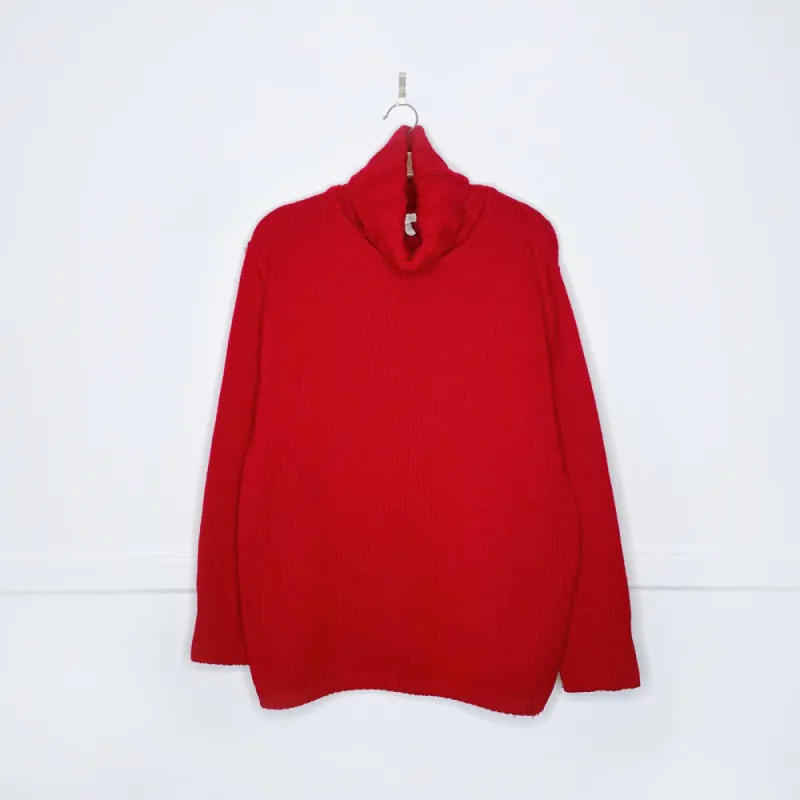 vintage escada sport chunky wool turtleneck sold by Good Market Thrift Store