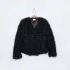 milly faux fur persian lamb short coat sold by Good Market Thrift Store