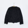 milly faux fur persian lamb short coat sold by Good Market Thrift Store