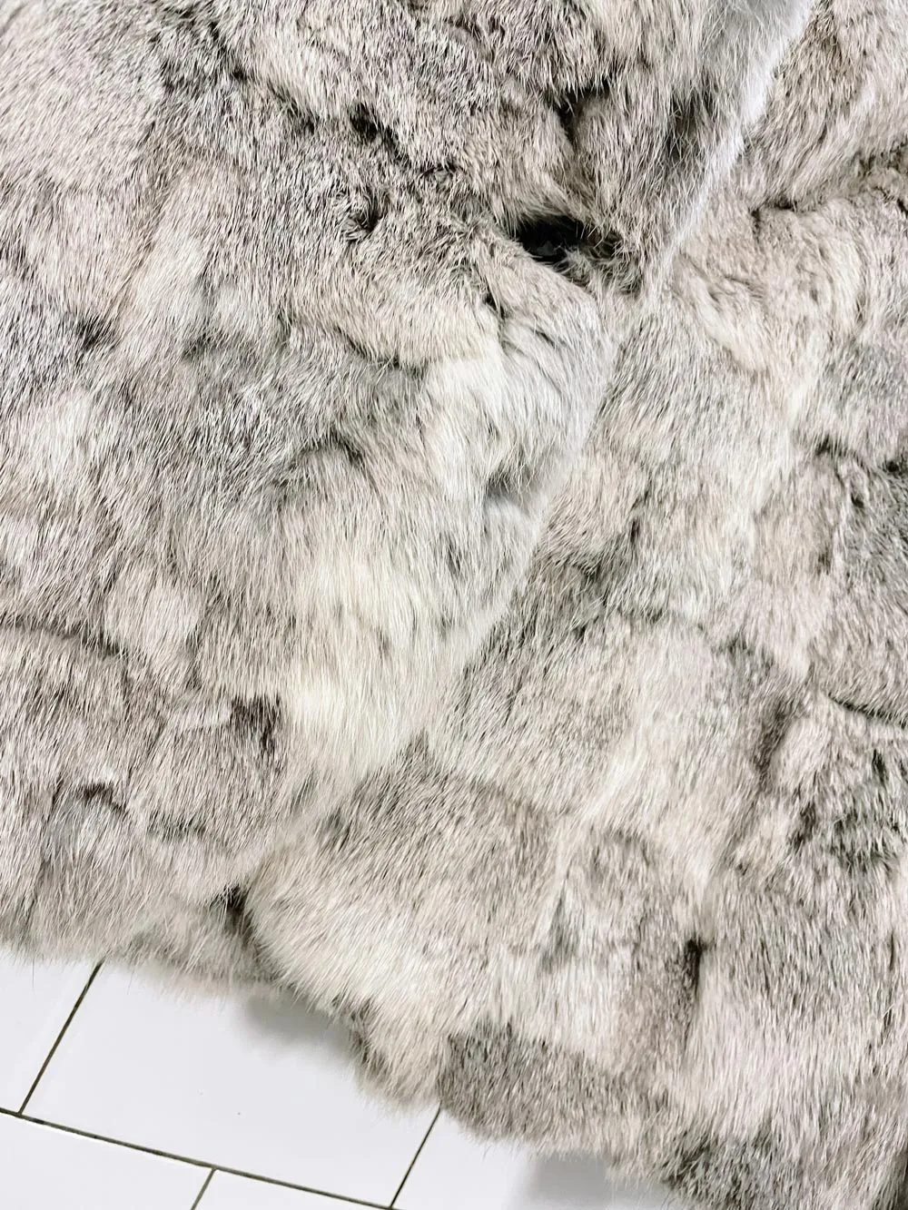 vintage 80s lapin rabbit fur short coat sold by Good Market Thrift Store product image thumbnail 3