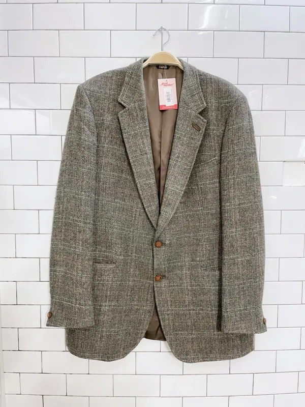vintage daks union made wool plaid blazer sold by Good Market Thrift Store
