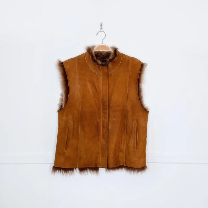vintage rizal france sheepskin vest sold by Good Market Thrift Store