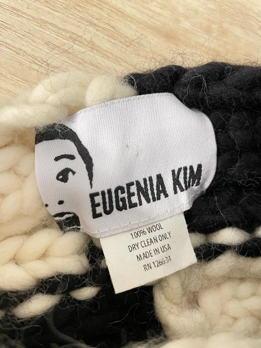 eugenia kim lula 100% wool knit headband sold by Good Market Thrift Store product image thumbnail 3
