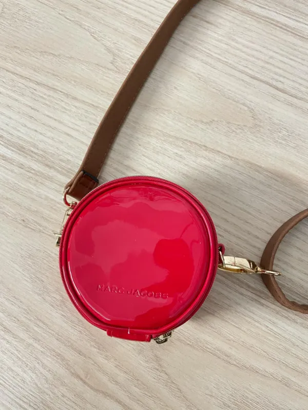 marc jacobs red patent mini belt bag sold by Good Market Thrift Store