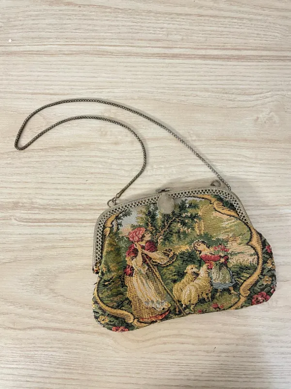 antique tapestry evening handbag sold by Good Market Thrift Store