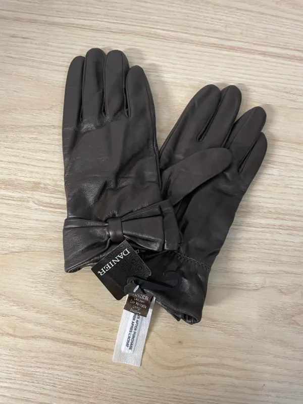 nwt danier wool-lined leather gloves sold by Good Market Thrift Store