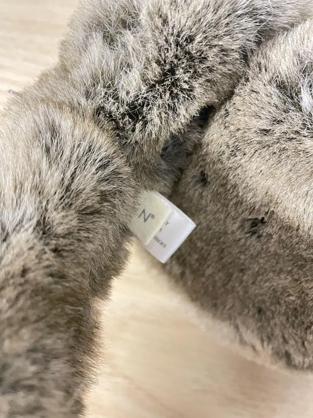 aspen faux fur ear muffs sold by Good Market Thrift Store product image thumbnail 2