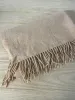 neutral xl super soft fringe scarf sold by Good Market Thrift Store