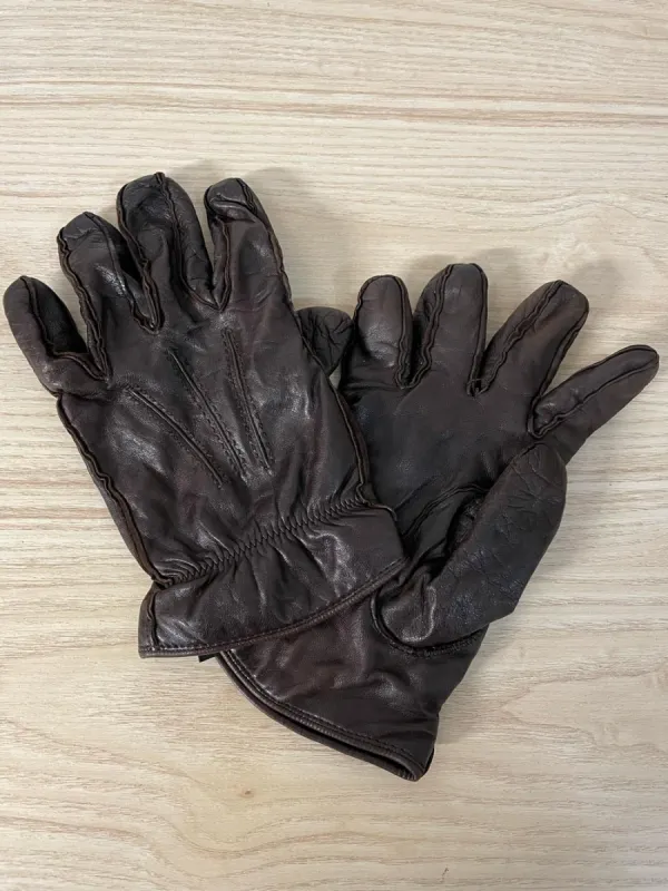 holt renfrew cashmere lined leather gloves sold by Good Market Thrift Store