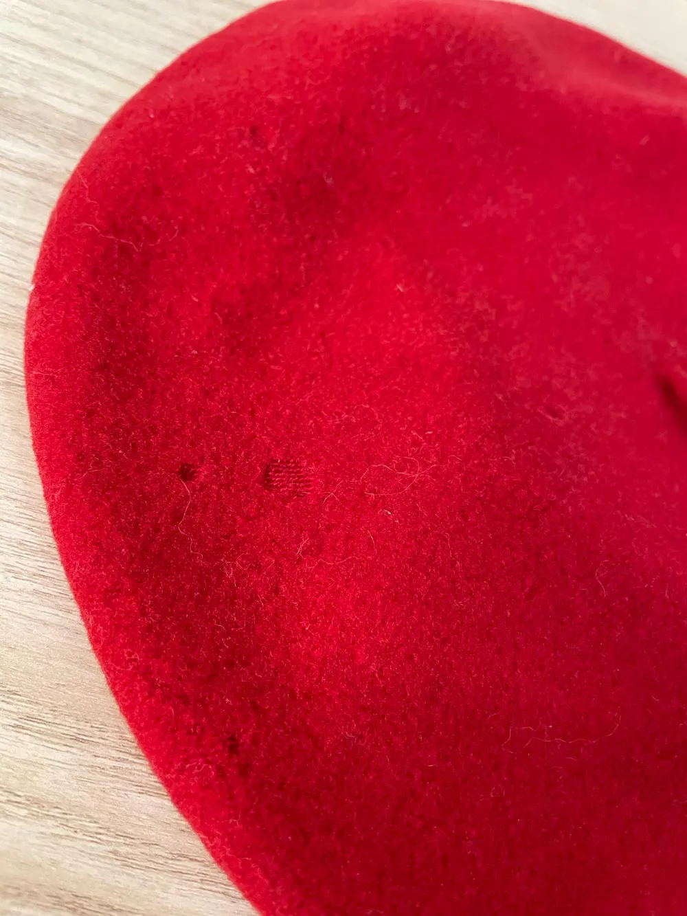 vintage 60s mary quant by kangol red wool beret sold by Good Market Thrift Store product image thumbnail 3