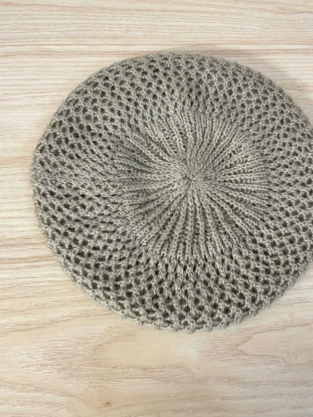 vintage knit beret sold by Good Market Thrift Store