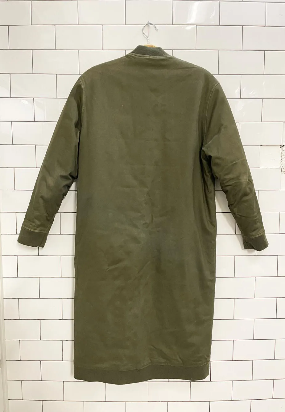 oak + fort maxi bomber jacket sold by Good Market Thrift Store product image thumbnail 5