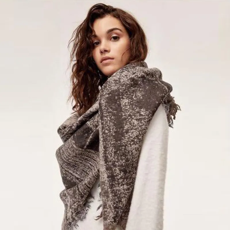 wilfred 100% wool haus party blanket scarf sold by Good Market Thrift Store