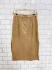 wilfred crémazie vegan suede midi skirt sold by Good Market Thrift Store