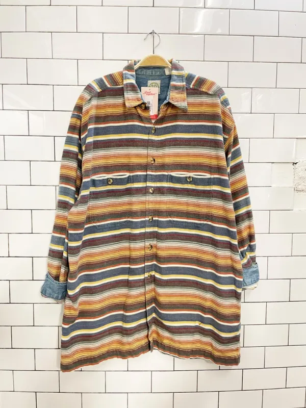 vintage R&R southwestern stripe flannel shirt sold by Good Market Thrift Store
