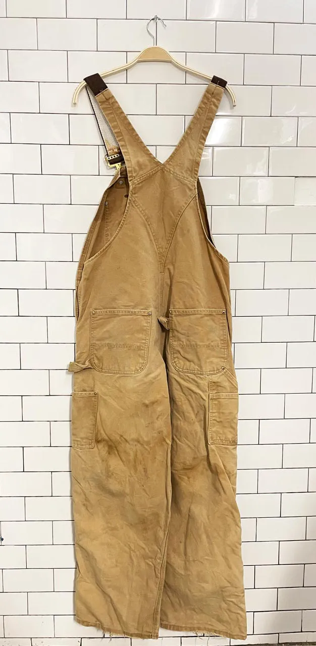 vintage 00s carhartt double knee overalls sold by Good Market Thrift Store product image thumbnail 4