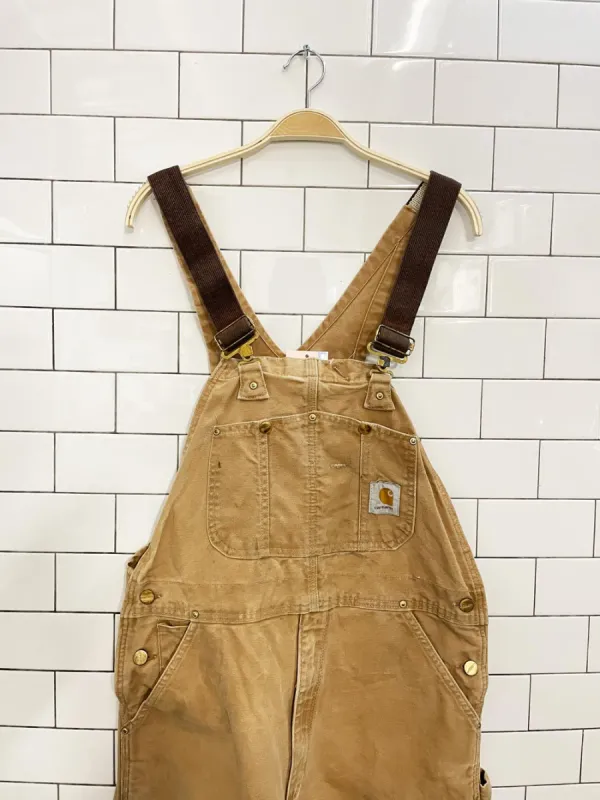 vintage 00s carhartt double knee overalls sold by Good Market Thrift Store