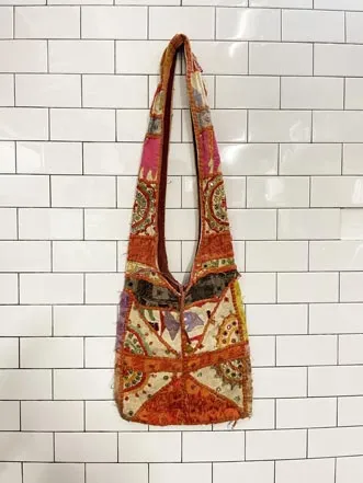 vintage boho kantha crossbody bag sold by Good Market Thrift Store
