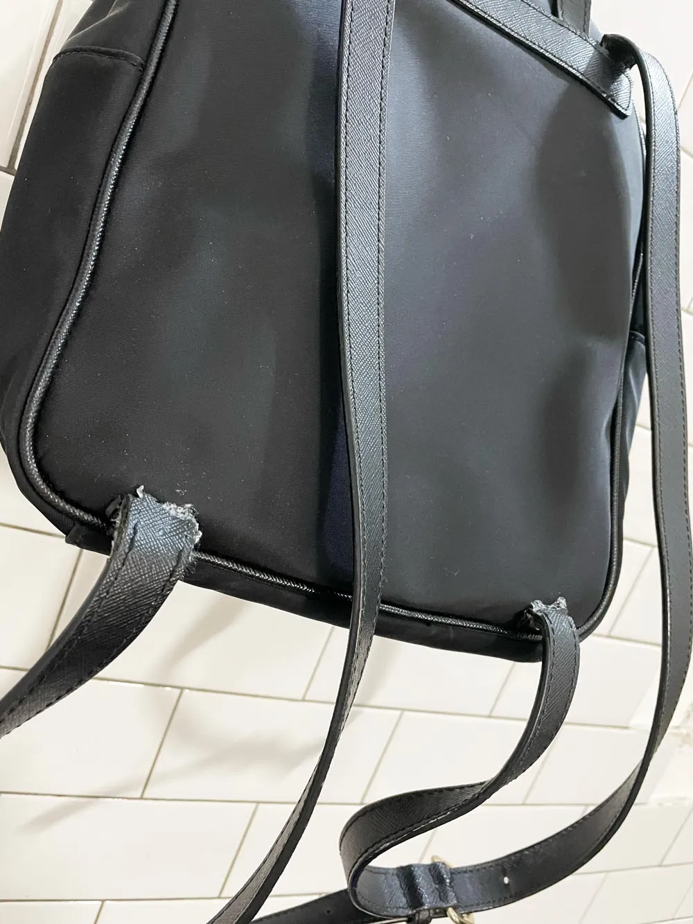 kate spade mini nylon backpack sold by Good Market Thrift Store product image thumbnail 3