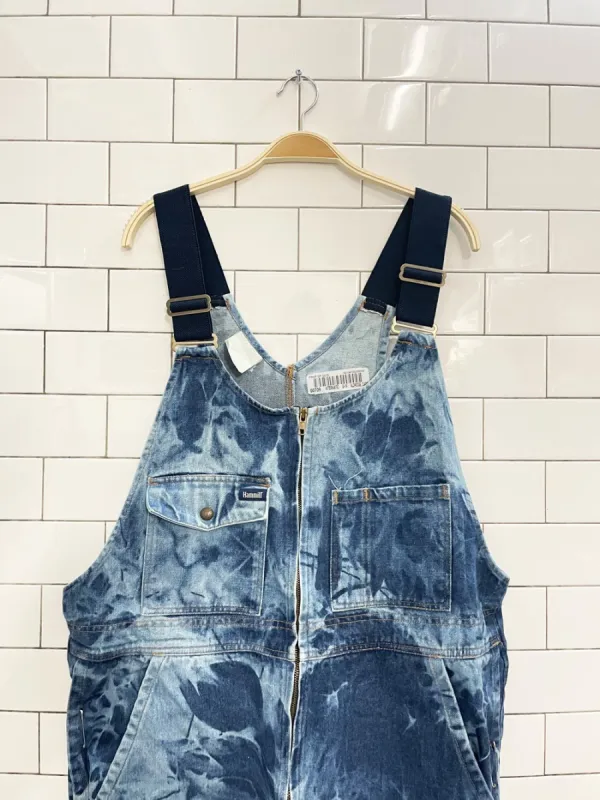 hammill bleach dye denim overalls sold by Good Market Thrift Store