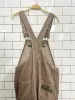 UO bdg custom embroidered corderoy overalls sold by Good Market Thrift Store