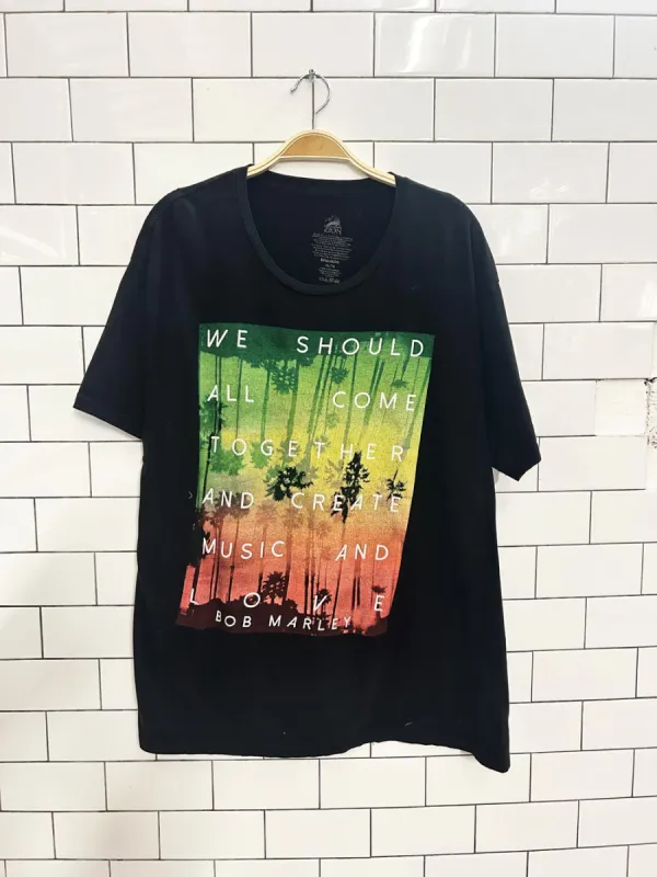 zion bob marley quote graphic tee sold by Good Market Thrift Store
