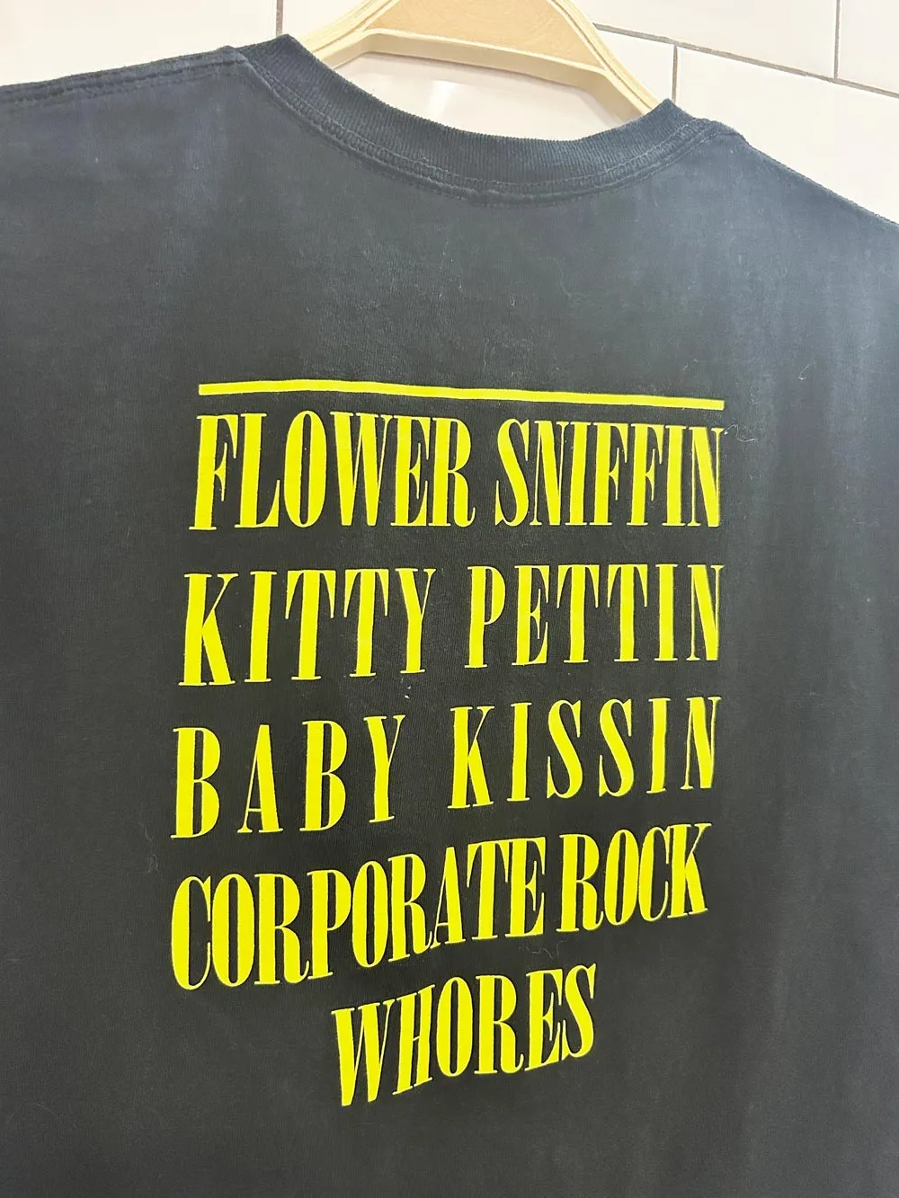 nirvana smiley double sided graphic tee sold by Good Market Thrift Store product image thumbnail 3