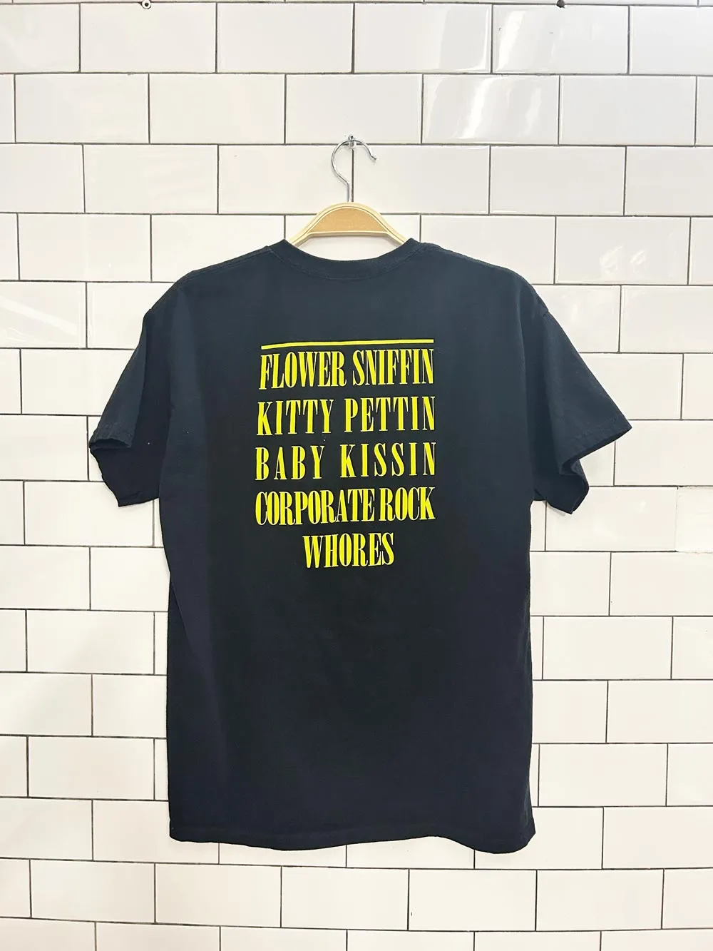 nirvana smiley double sided graphic tee sold by Good Market Thrift Store product image thumbnail 4