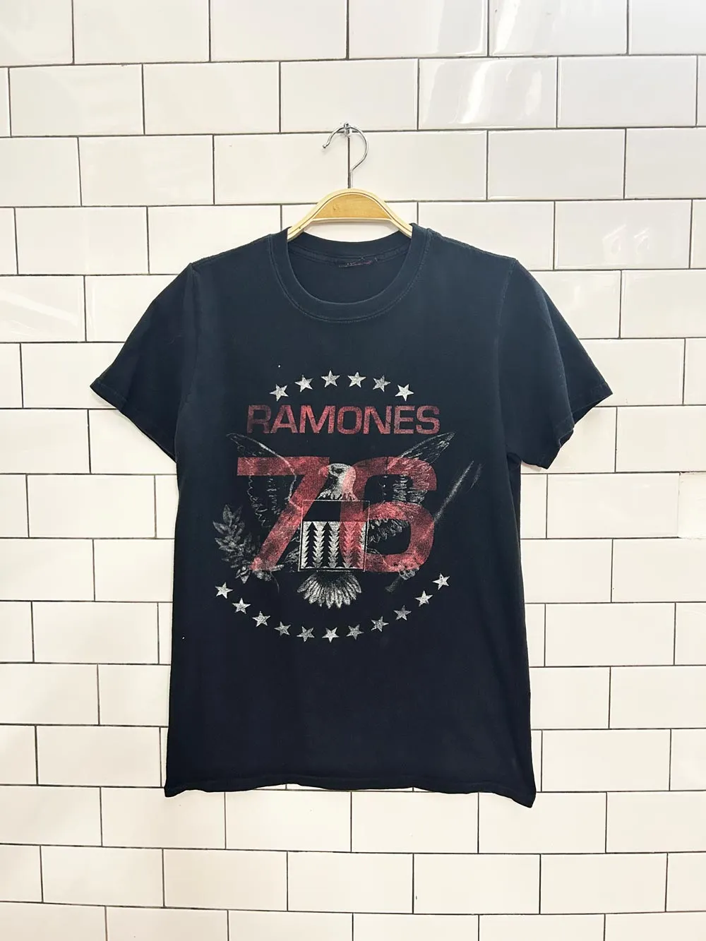 ramones 1976 tour reprint tee sold by Good Market Thrift Store