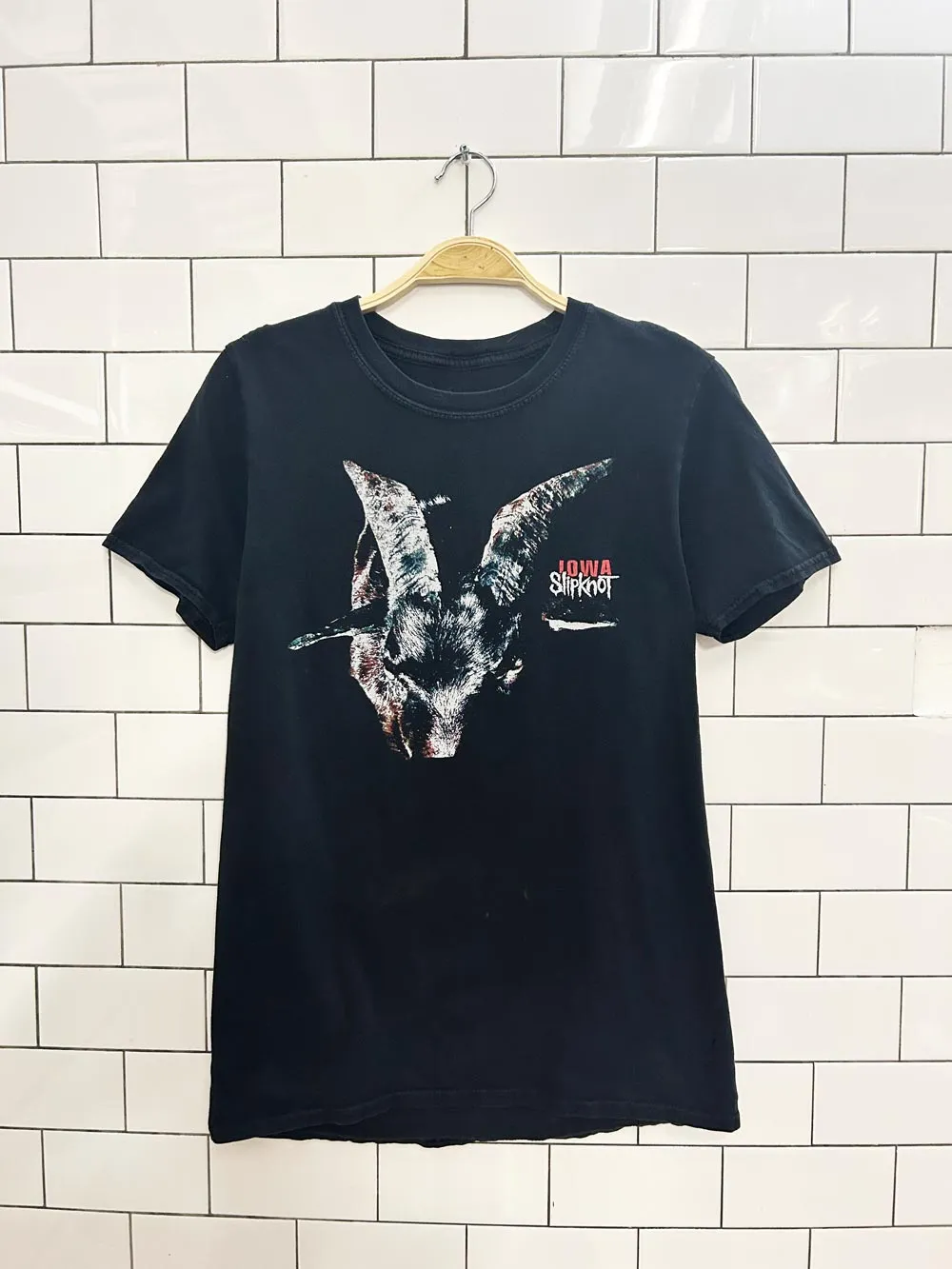 slipknot iowa goat head tee sold by Good Market Thrift Store