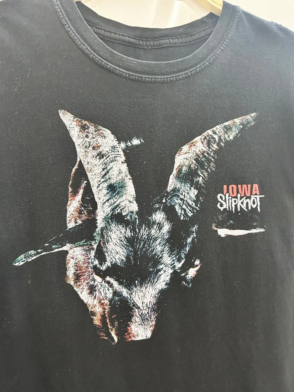 slipknot iowa goat head tee sold by Good Market Thrift Store product image thumbnail 2
