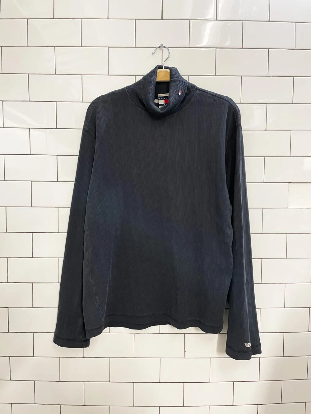 vintage 00s tommy hilfiger ribbed turtle sold by Good Market Thrift Store product image thumbnail 2