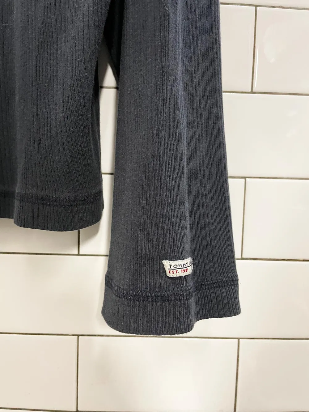 vintage 00s tommy hilfiger ribbed turtle sold by Good Market Thrift Store product image thumbnail 4