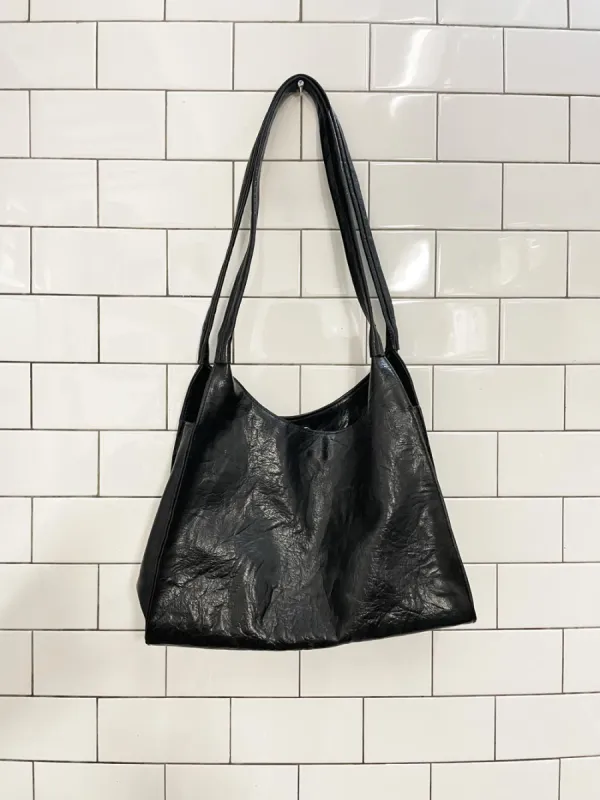 vintage 90s aldo faux leather shoulder bag sold by Good Market Thrift Store