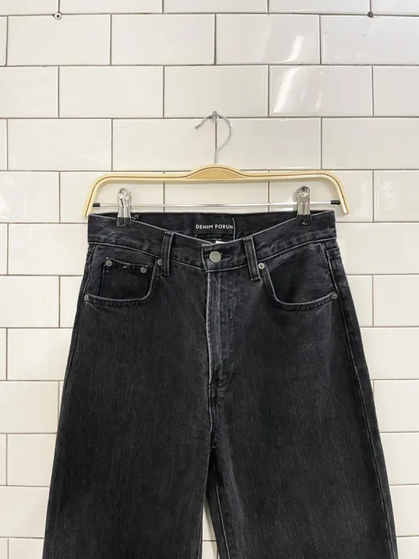 denim forum the farrah high rise wide leg jean sold by Good Market Thrift Store