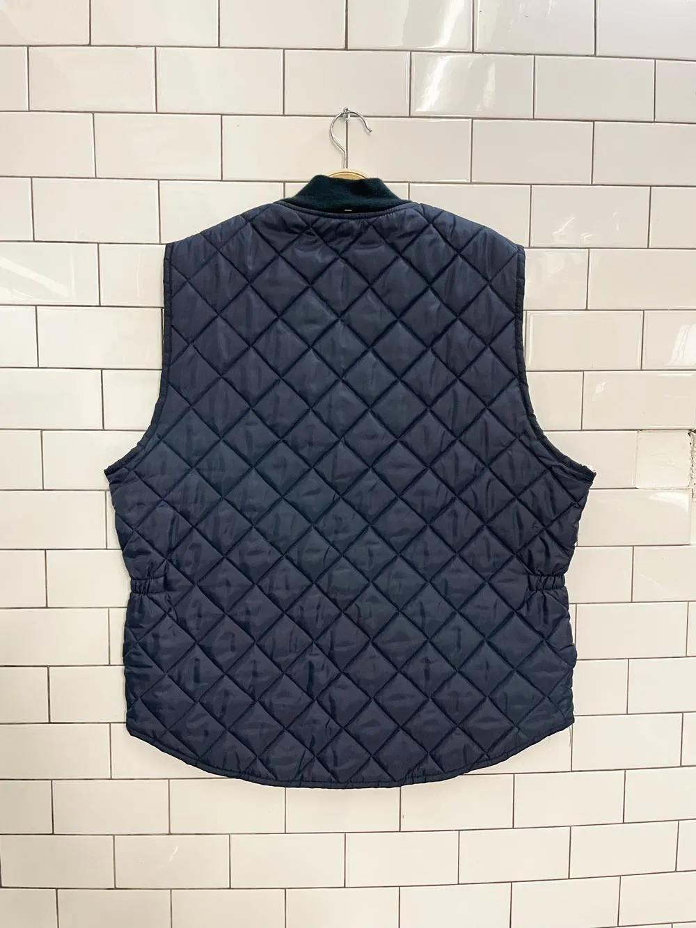 vintage aero diamond quilted liner vest sold by Good Market Thrift Store product image thumbnail 2