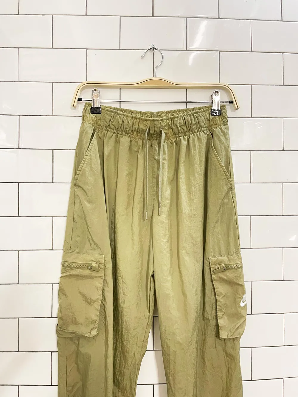nike nylon cargo pant jogger sold by Good Market Thrift Store