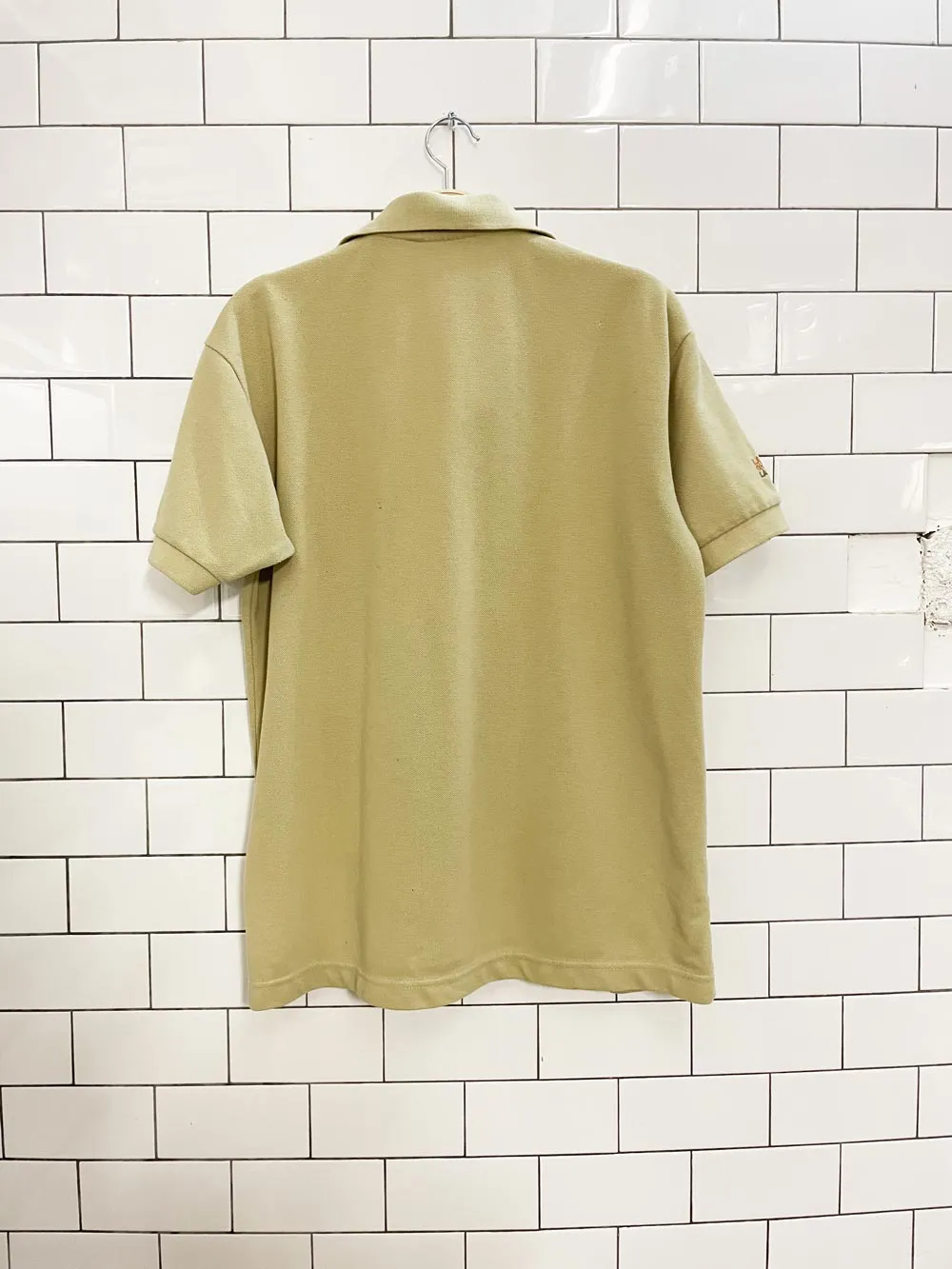 vintaeg lacoste chemise pique polo sold by Good Market Thrift Store product image thumbnail 4