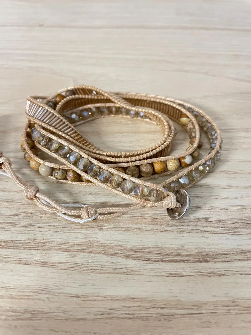 victoria emerson beaded wrap bracelet sold by Good Market Thrift Store